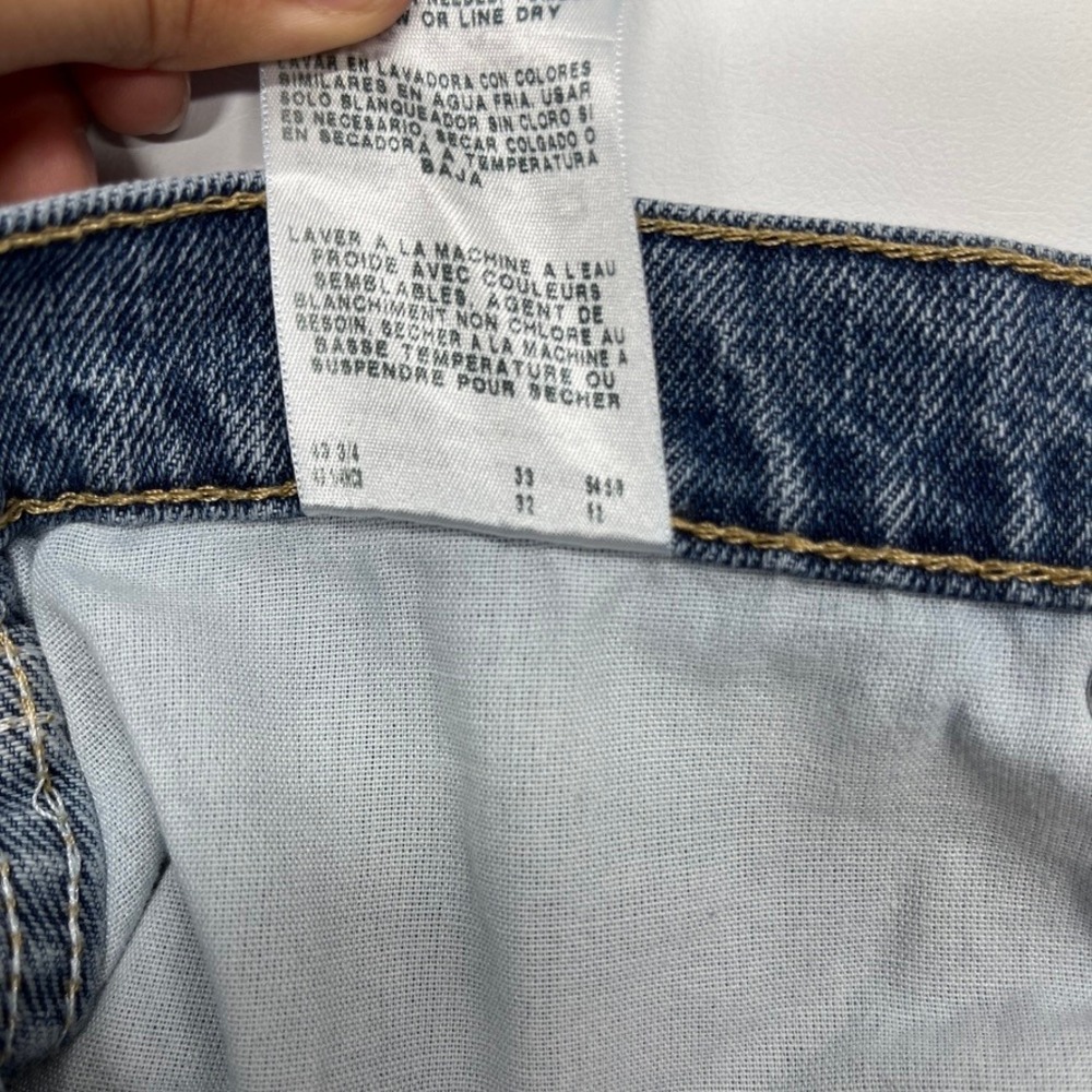 Wrangler Blues Mens Relaxed Straight Leg Jeans Blue Denim 42x32 Vintage Workwear - Picture 6 of 6